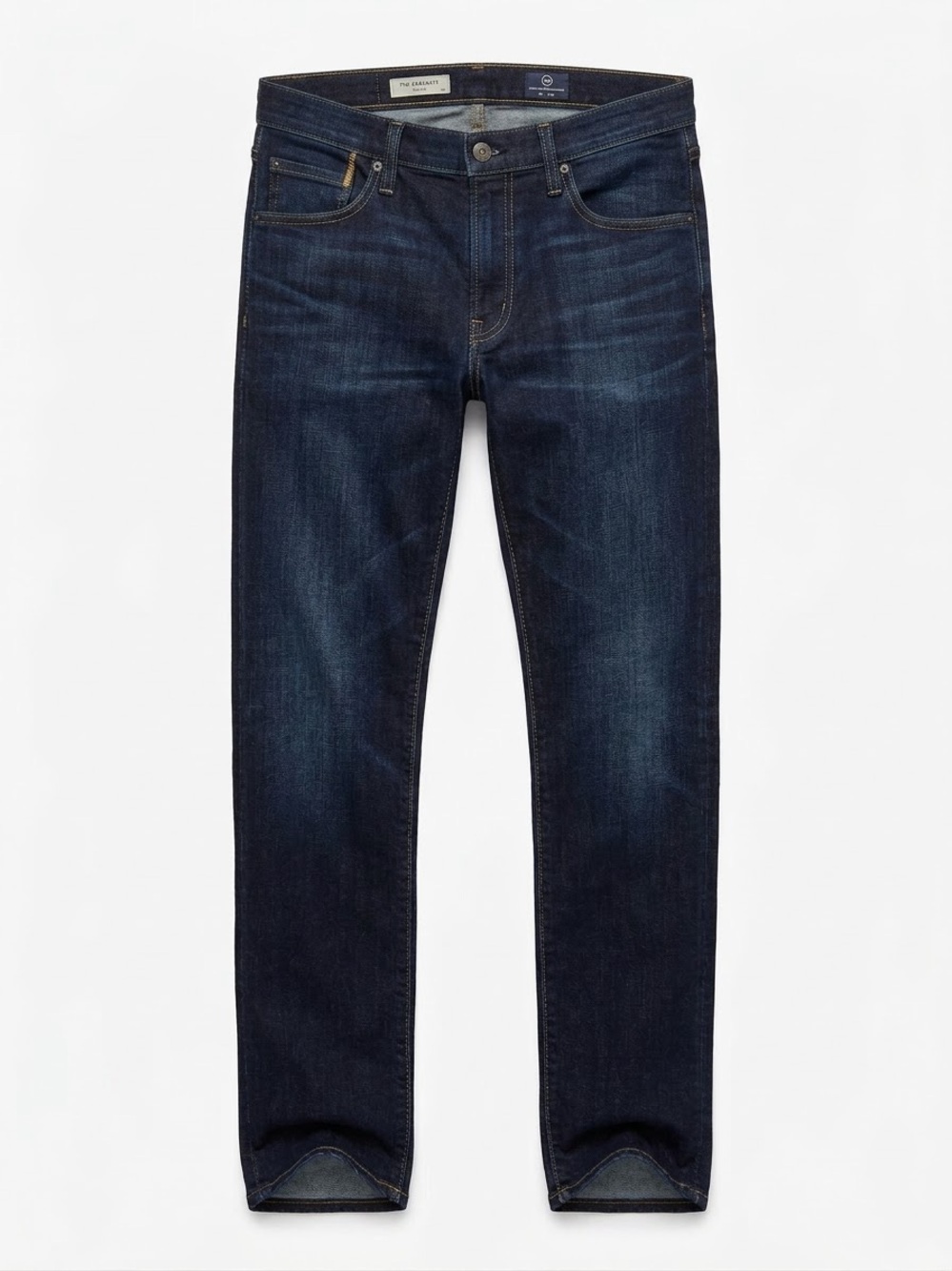 AG Adriano Goldschmied Men's Slim Straight Jeans in Dark Blue Wash